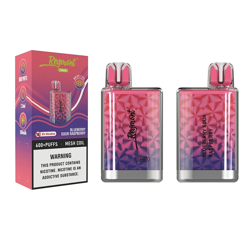 Reymont CB600 PUFFS Unbeatable Taste Crystal Box Mod Mesh Coil TPD  Available Disposable Electronic Cigarette Vape Pen
